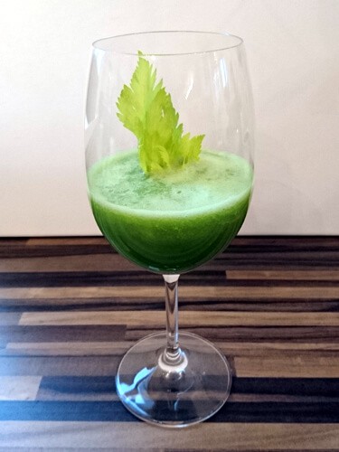 Sellerie Weizengrassaft Smoothie