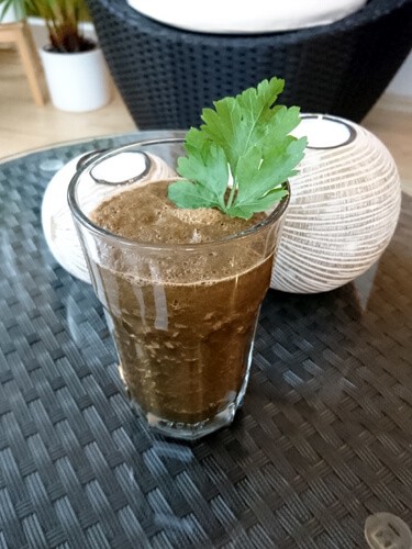 Gemüse Smoothie mit Weizengras