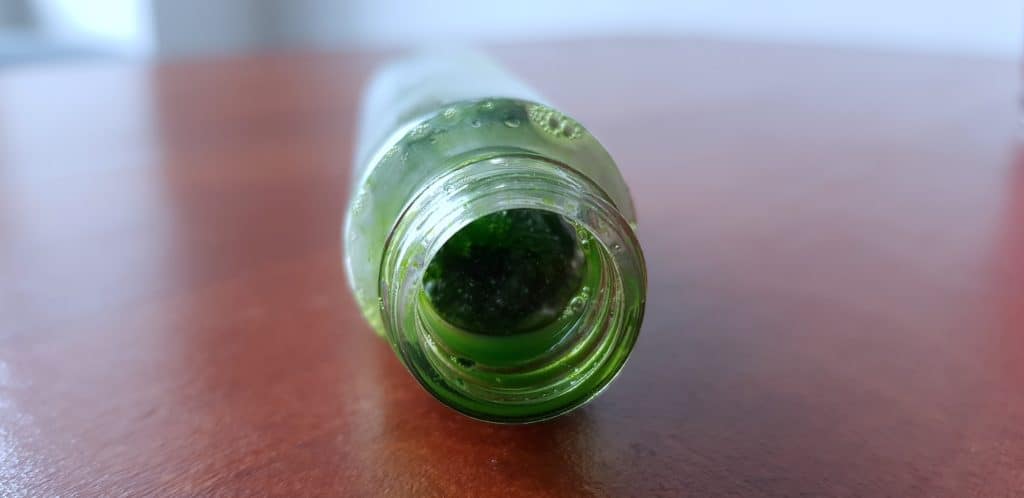 agrosprouts sproutshots weizengrassaft leer getrunken
