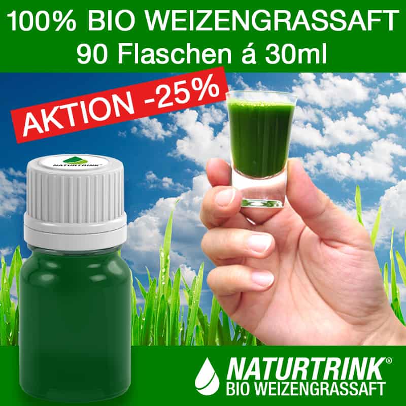 Weizengrassaft von Naturtrink kaufen 90x 30ml